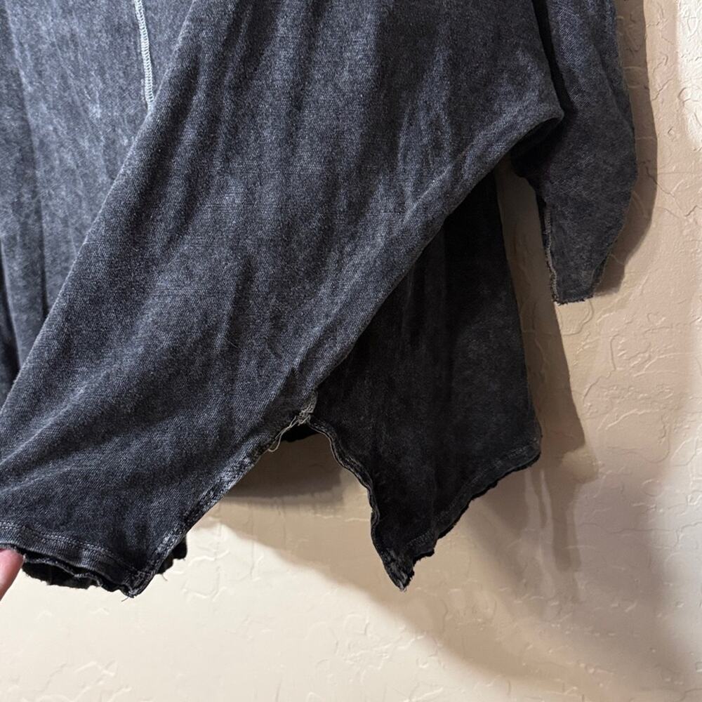 we the free free people fist Base oversized Henley Top gray size small - Picture 6 of 8